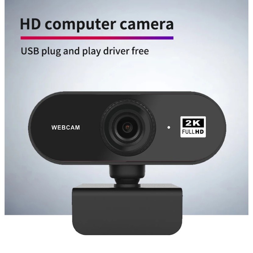 2K FULL HD Webcam AUTOFOCUS Web Camera Cam For PC Laptop Desktop with Microphone