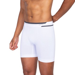 Cueca Boxer LongLeg Microfibra Sem Costura Masculina Lupo