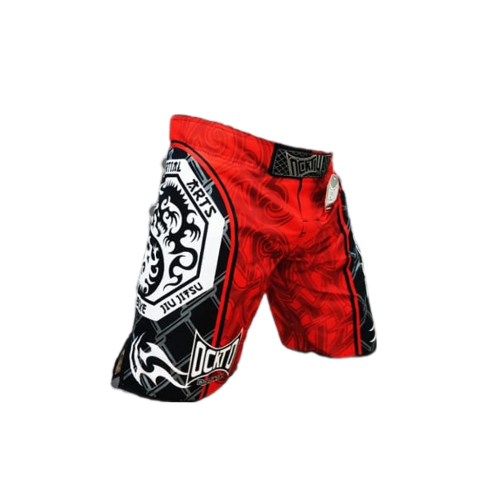 Short Bermuda Mma Muay Thai BJJ Ockto Dragon