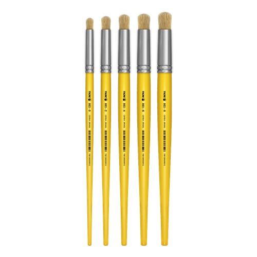 Pincel Pituá Tigre Redondo 803 Pincel para Stencil Pintura de Tecido