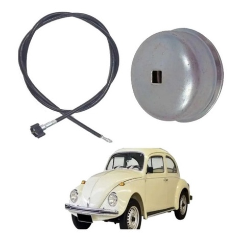 Cabo + Calota Velocimetro Fusca Apos 1979 em Oferta na Shopee