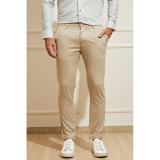 Calça Chino Masculina Bolso Faca - Areia