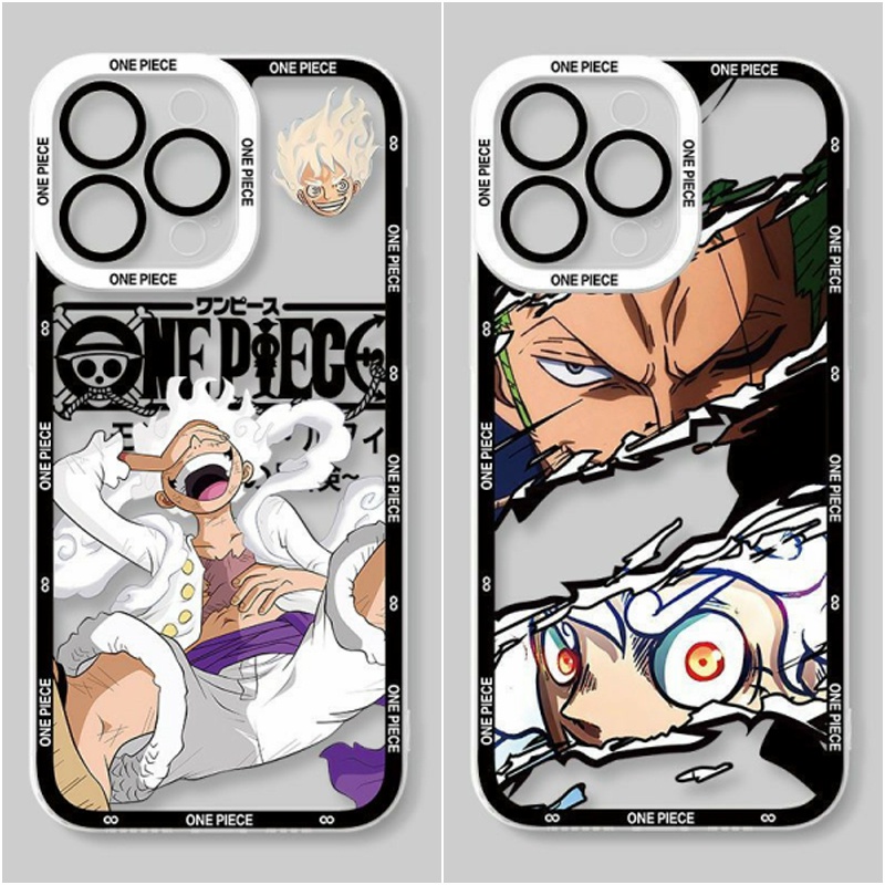 Capa Para XIAOMI Redmi Nota 9S 8 10 11 12 Pro 9A 9C 9T 12C 10C A1 Anime One Piece Luffy Zoro Transparente Traseira De Silicone Protetora INS Hot Soft