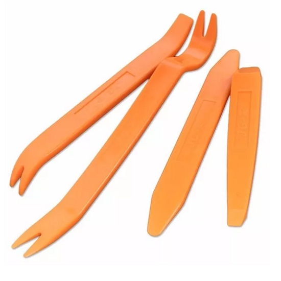Jogo De Espátula Nylon Desmontar Painel Multimídia Molduras