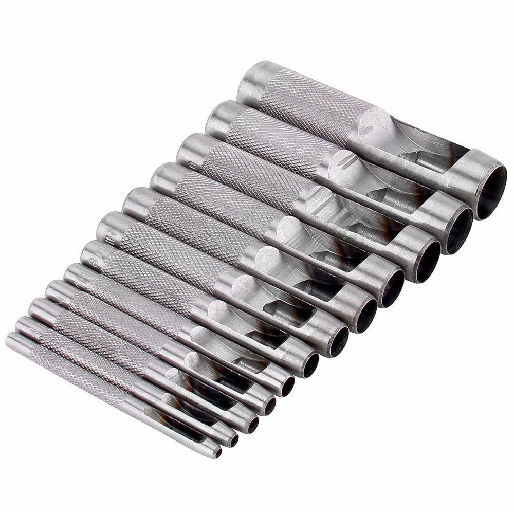 Jogo de Vazadores 3 a 19mm em Aço Carbono com 12 peças LITH - Home & Living