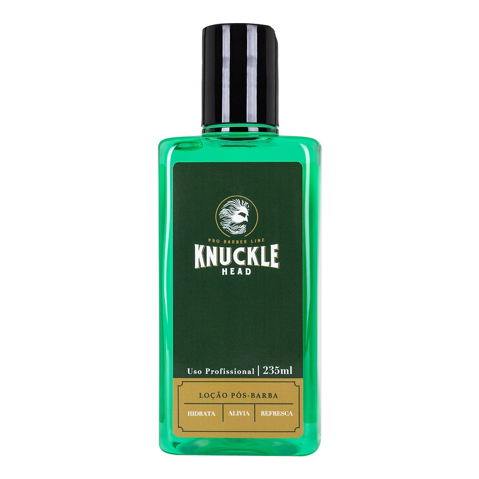 Loção Pós Barba Knucklehead 235ml - Hidrata, alivia e Refresca a pele - Cheiro Mantolado Clássico