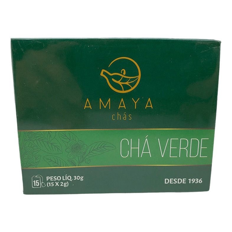 Chá Verde Camellia Sinensis 15x2g Sachês Amaya