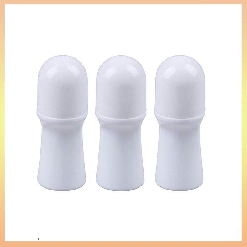 Recipientes De 3 Peças De 30ml De Desodorante Branco Vazio Com Rolo De Plástico Bola De em Oferta na Shopee