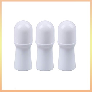 Recipientes De 3 Peças De 30ml De Desodorante Branco Vazio Com Rolo De Plástico Bola De