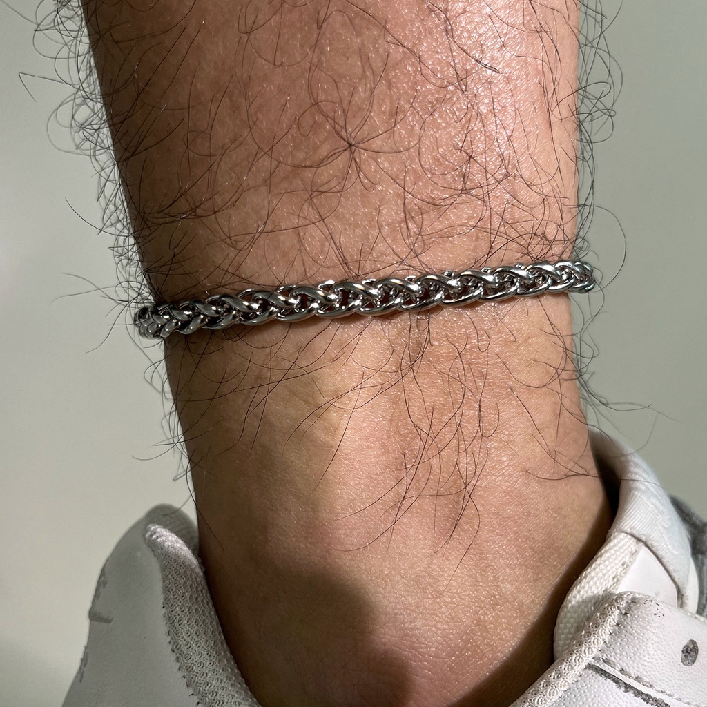 Vnox Fashion Stainless Steel Correntes De Tornozeleiras De Aço Cubano Para Homens , Nunca Desbotam À Prova D'água - Fashion Accessories