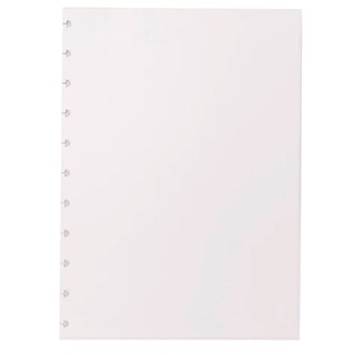 Bloco refil grande sem pauta branco 120g com 30 folhas CIRG4002 Caderno Inteligente