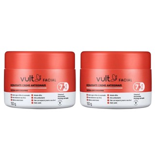 Creme Hidratante Facial Antissinais Vult 100g - 2 unidades