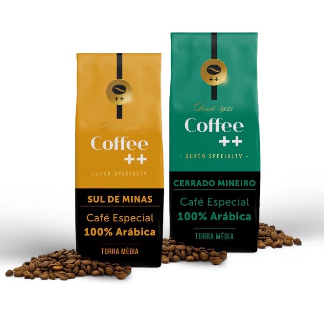 Café Especial em Grãos Coffee Mais Sul de Minas + Cerrado - 2 x 250 gramas em Oferta na Shopee