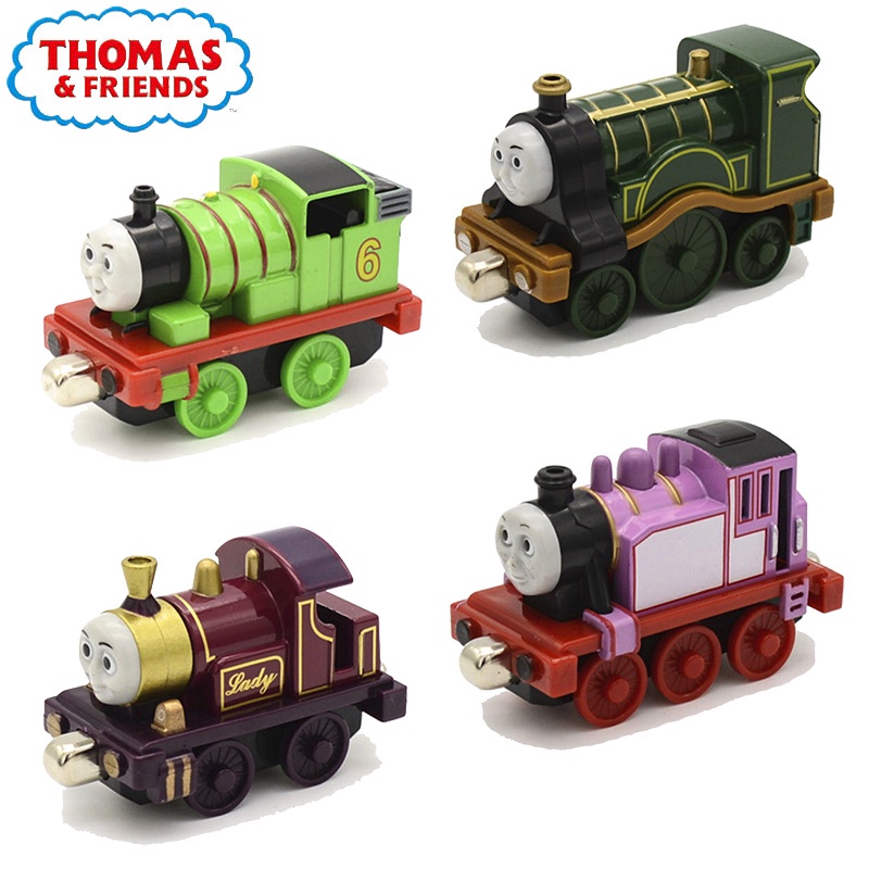 1:43 Themos Train Toy Themas Alloy Metal Diecast Magnetic Track Train Model