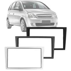 Moldura De Painel 2 Din 7" Polegadas Gm Meriva 2003 até 2013