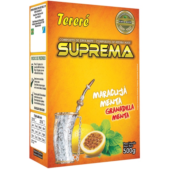 Erva Mate para Tereré Suprema - Maracujá Menta