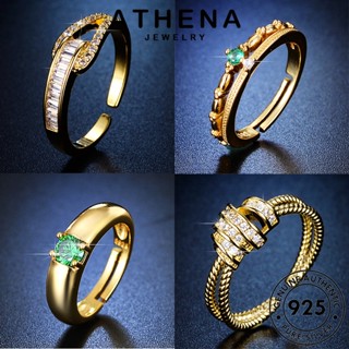 ATHENA JEWELRY casamento anel feminino pura feminina compromisso aliança moissanite pratas berloque em legítima prata solitário joias simplicidade ouro 925 original de anéis M074