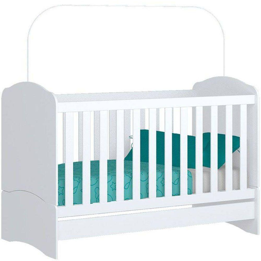 Berço Henn 102.10 Bala de Menta 3 Em 1 Com Suporte Mosquiteiro 101,5x132,7x68cm em Oferta na Shopee