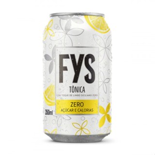 Água Tônica Zero Açúcar FYs Lata 350 ml