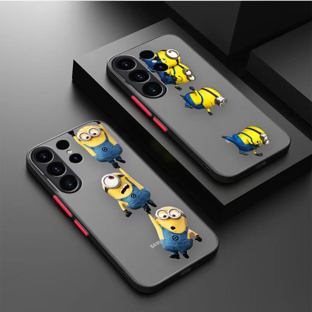 Estojo Para Samsung 2023 Últimos Minions De Desenho Animado Amigos Galaxy S21 S21FE S22 S20 S20FE S23 PLUS ULTRA S8 S9 S10 S10E S11 S30 S10 LITE A32 A52 A53 5G