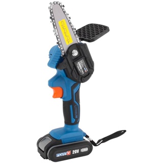 Mini Motosserra Elétrica à Bateria 20V Li-Ion com Carregador em Oferta na Shopee