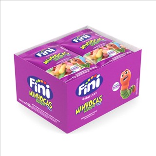 Mini Minhocas Azedinhas com 12x15g cada - Fini