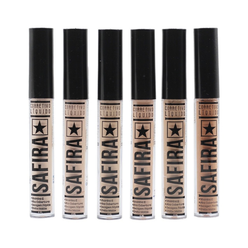 Corretivo Líquido Safira Basic em Oferta na Shopee