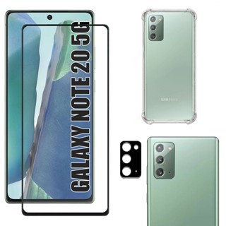 Kit Para Galaxy Note 20 5g | Película 3D - Capa Anti Shock - Película da Câmera 3D