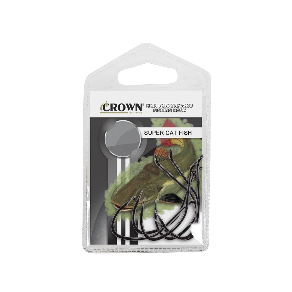 Anzol Crown Super Cat Fish - 5 Unidades em Oferta na Shopee
