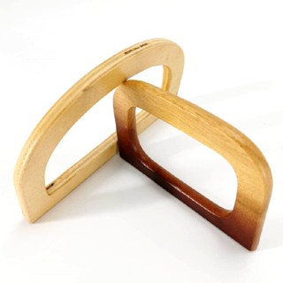 Cabo De Saco Tote Em Madeira Forma De D Rectângulo Simples Acessórios Gradientes 1PC em Oferta na Shopee