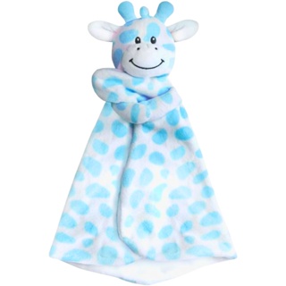 Naninha Girafinha Azul Pano Macia Para Soninho 14421 - Buba em Oferta na Shopee