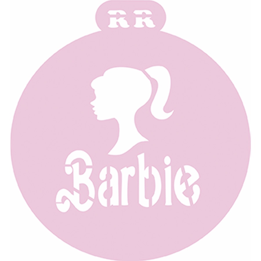 Stencil Boneca "Barbie" - Ref. 4077 - 1 unidade - RR Cortadores - Rizzo em Oferta na Shopee