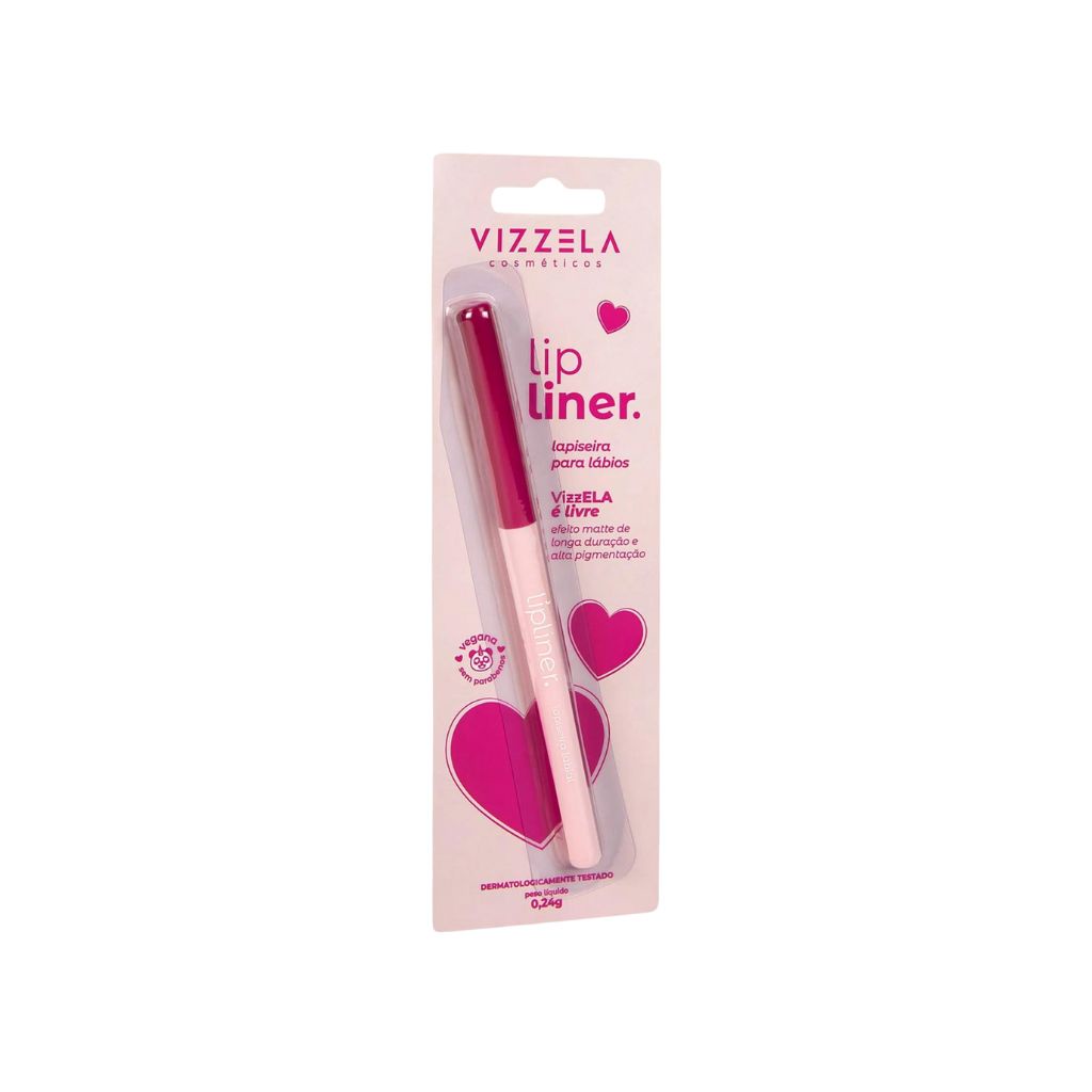 Lápis de boca - Vizzela - Lapiseira retrátil - Lip Liner