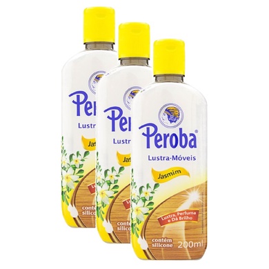 kit 3 Lustra Móveis Peroba Jasmim King 200ml