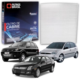 Filtro Cabine Ar Condicionado FORD Ecosport XLT ZETEC Fiesta Hatch/Sedan Fusion Rocam Automotivo
