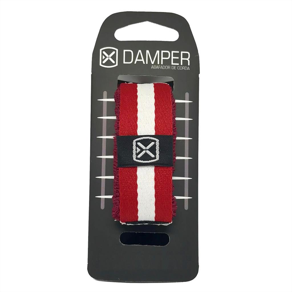 Abafador De Cordas Fretwrap Guitarra - Vermelho Damper Medio