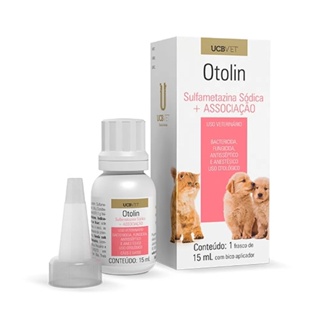 Otolin 15 Ml Otológica Infecção Otites Otorréias Cães Gatos UCB em Oferta na Shopee