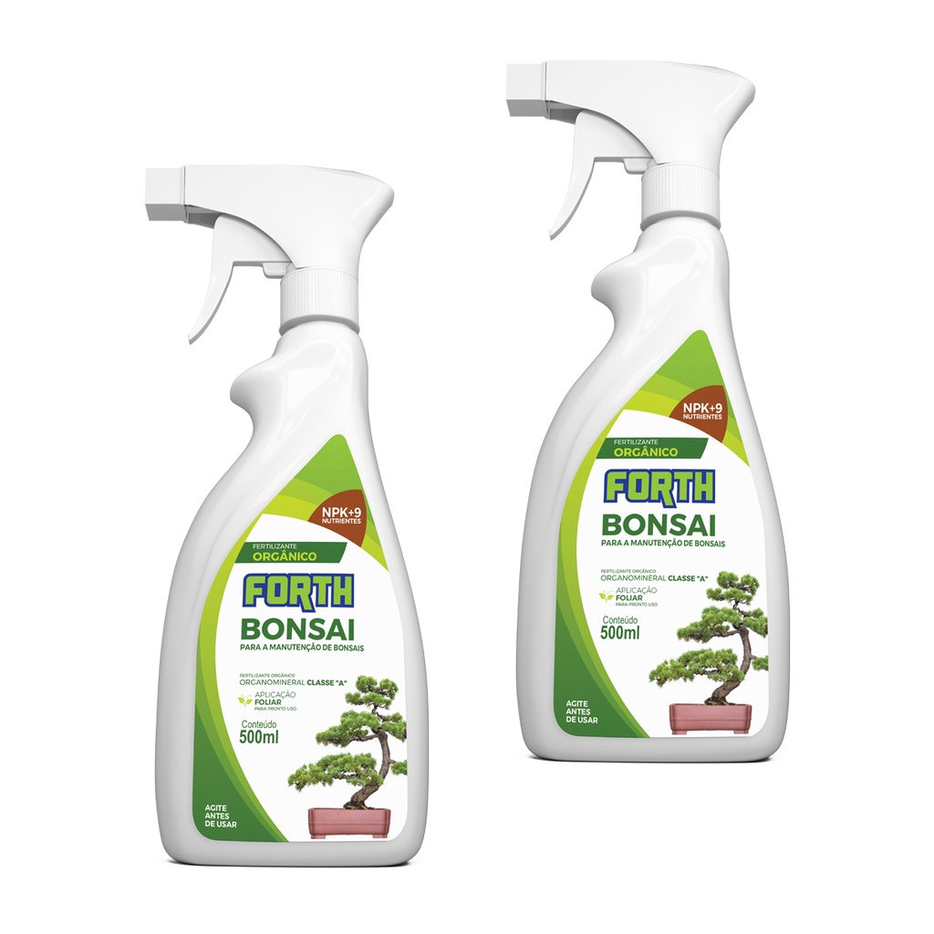 Kit 2 Forth Bonsai Fertilizante Líquido Pronto para Uso - 500 mL
