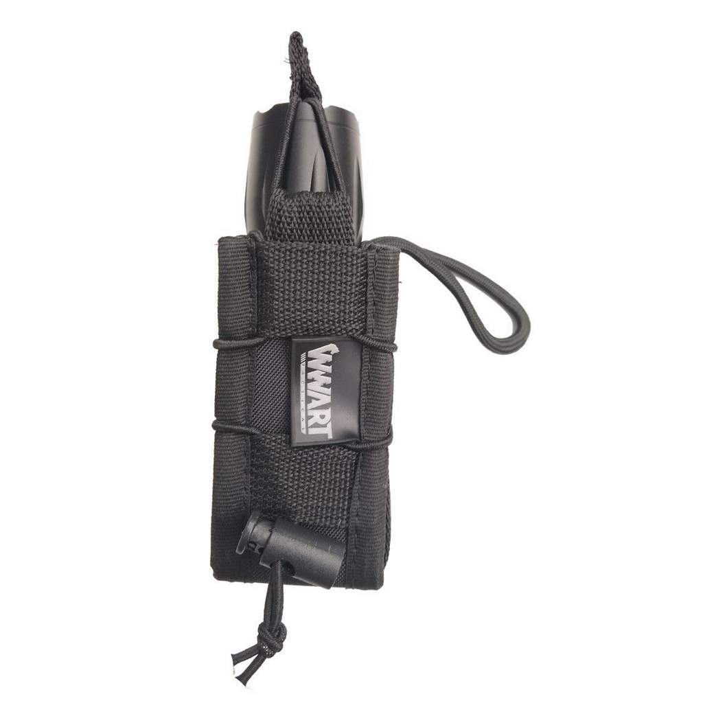Porta Carregador De Pistola E Lanterna Sistema Molle Fast