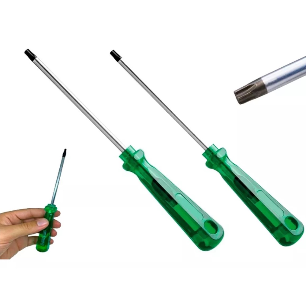 Jogo 2 Chaves Torx Cromo Vanádio Cabo Ergonômico Imantada T-20 T-25 Profissional em Oferta na Shopee