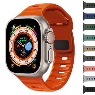 (Somente Pulseira , Sem Relógio) De Silicone Para Apple ultra Band 44mm 49mm 45mm 42mm 45 44 mm smartWatch Série 7 6 5 se 8