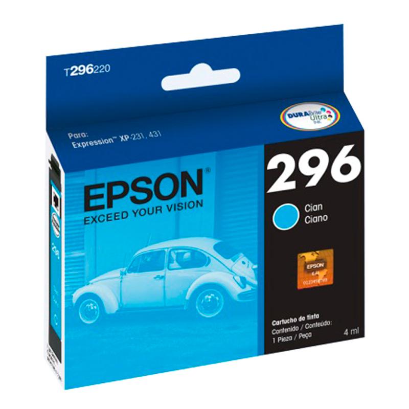 Cartucho Epson (296) T296220 ciano 250 páginas em Oferta na Shopee