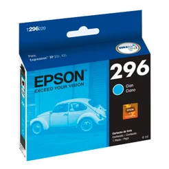 Cartucho Epson (296) T296220 ciano 250 páginas