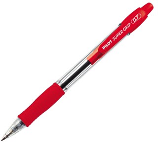 Caneta esferográfica super grip 0.7 vermelha Pilot