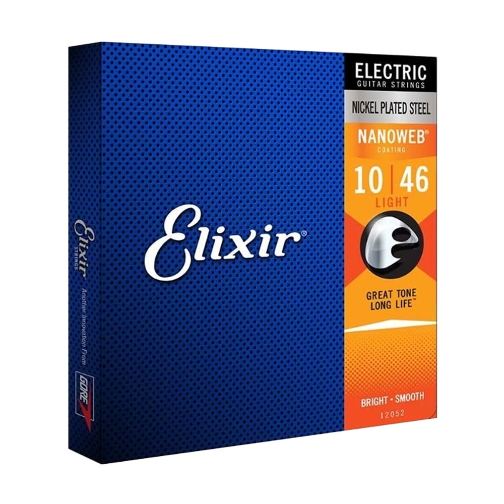 Encordoamento Elixir Nanoweb 12052 para Guitarra 010 Light