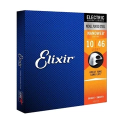 Encordoamento Elixir Nanoweb 12052 para Guitarra 010 Light