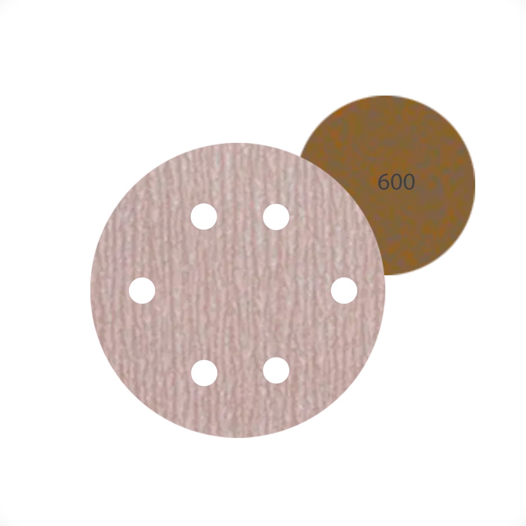 Lixa Disco Grão 600 ALCAR COM FURO 15X15 CM