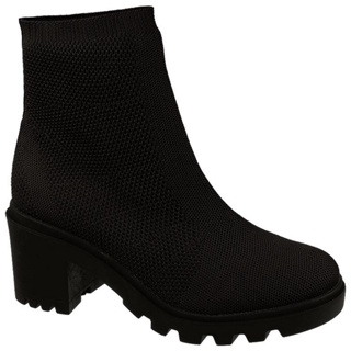 Bota Cano Curto Salto Bloco Baixo Conforto Bebece T5618-086 em Oferta na Shopee