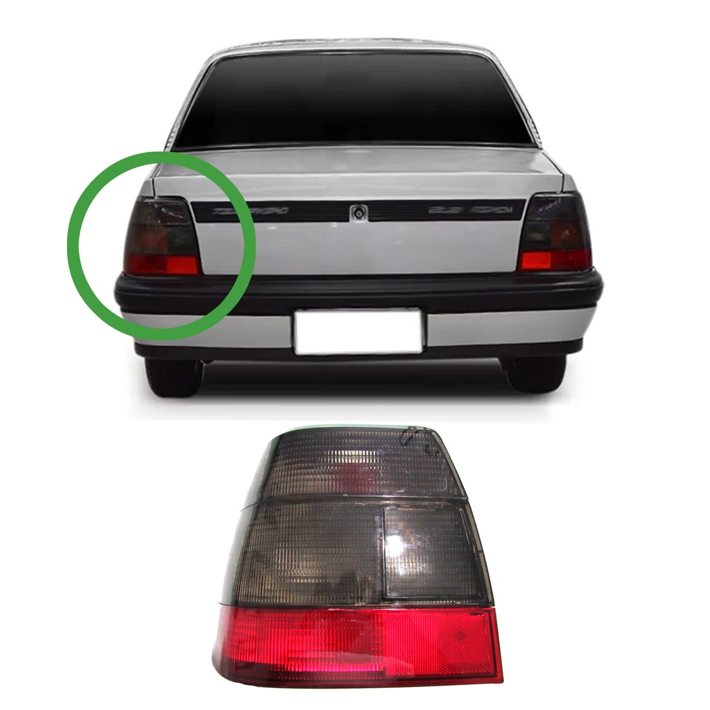 Lanterna Traseira Monza 1991 1992 1993 1994 1995 1996 - Fumê - Lado Esquerdo