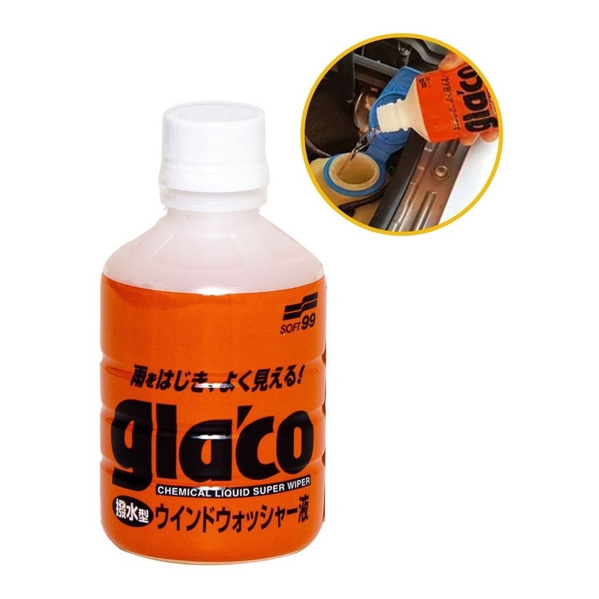 Aditivo Original Soft99 Reservatorio Agua Limpa Vidro Glaco